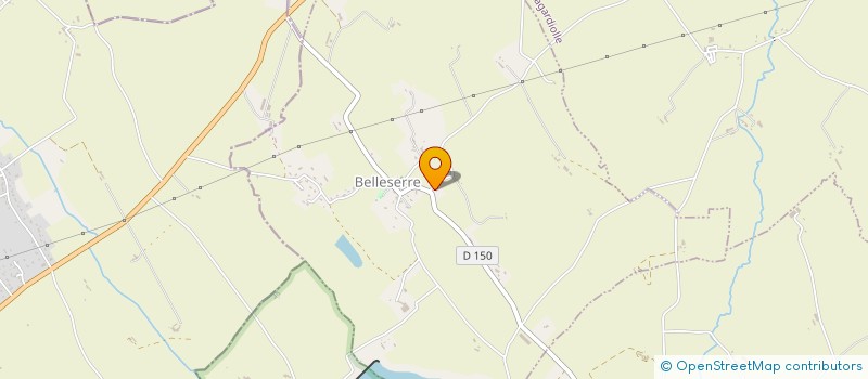 localisation de l'entreprise QJEM  BELLESERRE