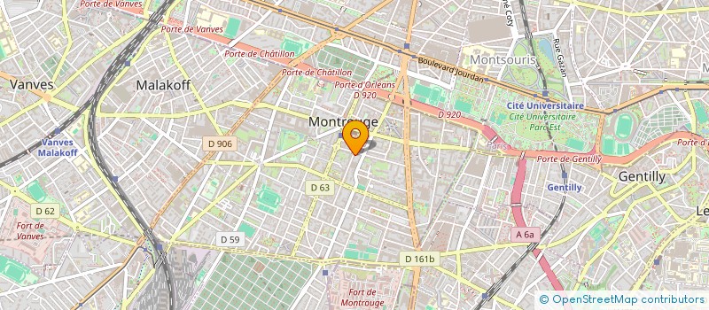 localisation de l'entreprise QK BEAUTE  MONTROUGE