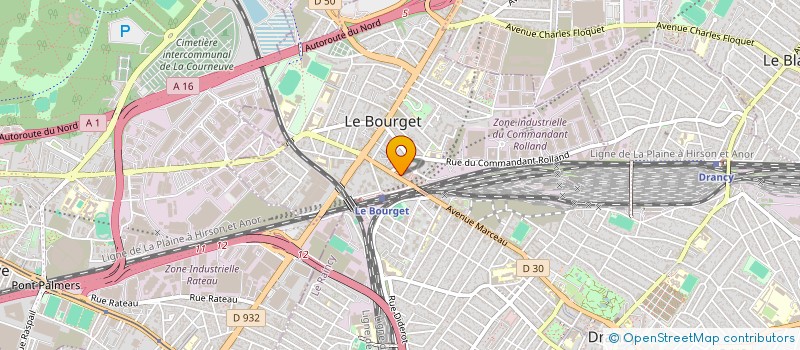localisation de l'entreprise QK RENOV à LE BOURGET