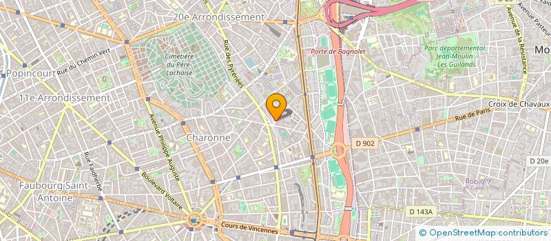 localisation de l'entreprise QK TRANS  PARIS