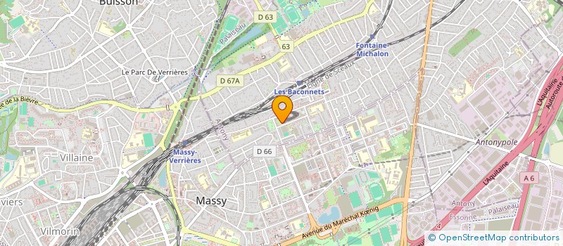localisation de l'entreprise QKD ANTONY à ANTONY
