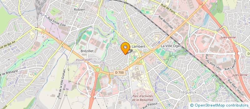 localisation de l'entreprise QKLM à SAINT-BRIEUC