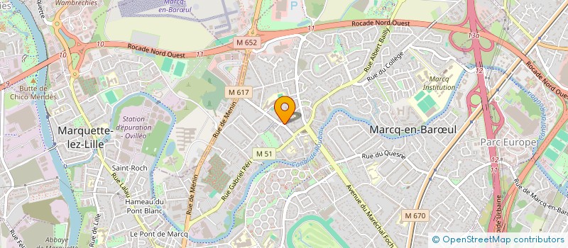 localisation de l'entreprise QL & CO à MARCQ-EN-BARŒUL