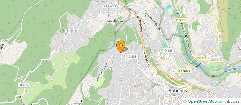 localisation de l'entreprise QL INVEST  AUBENAS