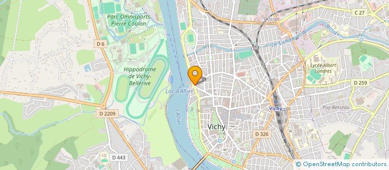 localisation de l'entreprise QL RADIO à VICHY