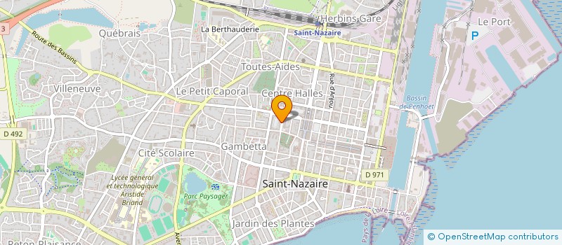 localisation de l'entreprise QLARA  SAINT-NAZAIRE