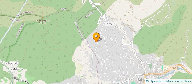 localisation de l'entreprise QLB HABITAT  SAINT-ZACHARIE