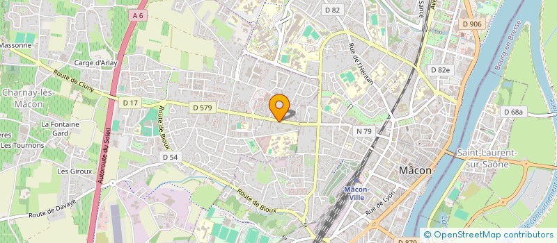 localisation de l'entreprise QLBM à CHARNAY-LES-MACON