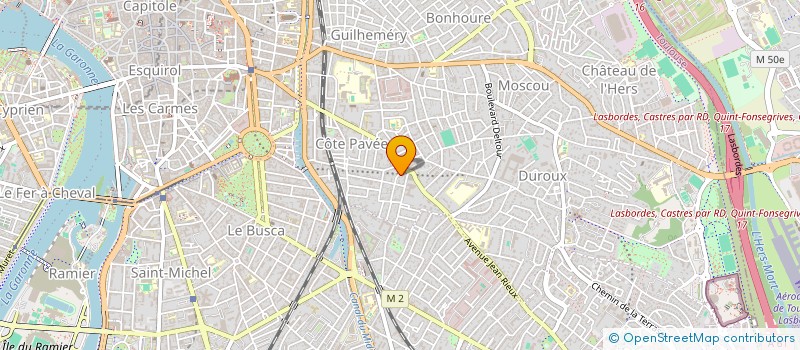 localisation de l'entreprise QLBVTV CARAMAN à TOULOUSE
