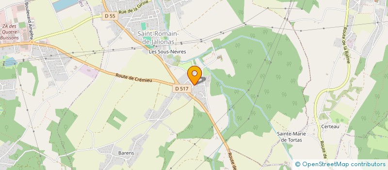 localisation de l'entreprise QLC CONSULTING à SAINT-ROMAIN-DE-JALIONAS