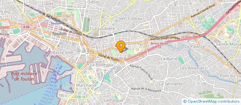 localisation de l'entreprise QLF  TOULON