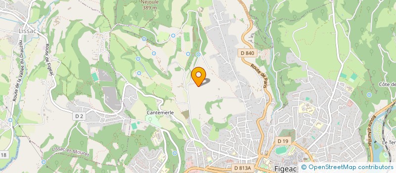 localisation de l'entreprise QLF  LISSAC-ET-MOURET