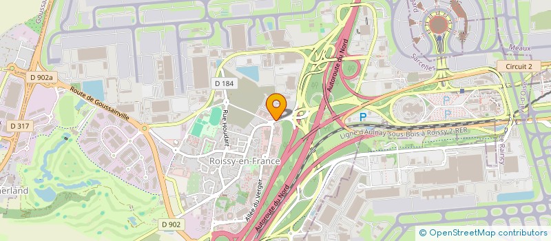 localisation de l'entreprise QLF  ROISSY-EN-FRANCE