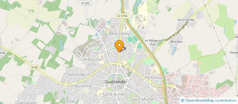 localisation de l'entreprise QLF  GUERANDE