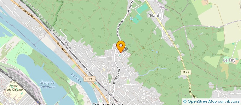 localisation de l'entreprise QLF  TRIEL-SUR-SEINE