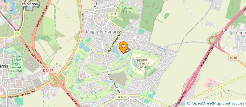 localisation de l'entreprise QLF BERNA  MAGNY-LE-HONGRE