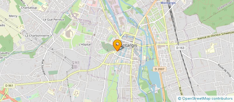 localisation de l'entreprise QLF FIBRE à MONTARGIS