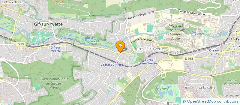 localisation de l'entreprise QLF IMMOBILIER à BURES-SUR-YVETTE