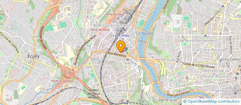 localisation de l'entreprise QLF-LV  LYON