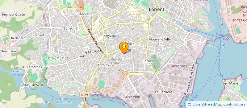 localisation de l'entreprise QLIF  LORIENT