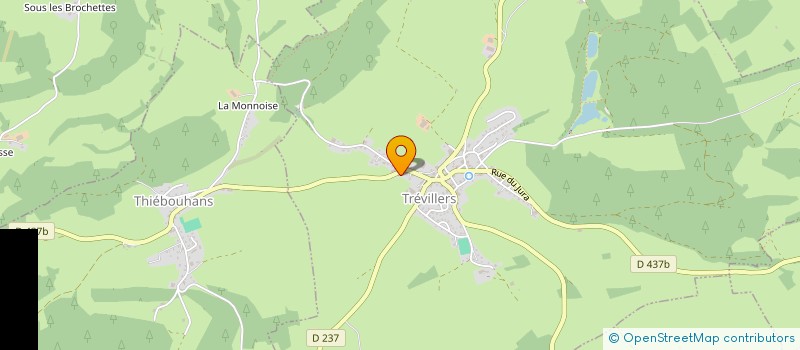 localisation de l'entreprise QLIMA  TREVILLERS