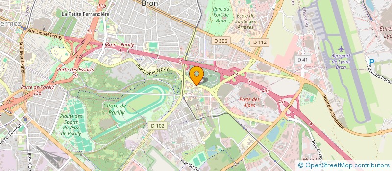 localisation de l'entreprise QLIO LUMIERE à BRON