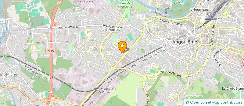 localisation de l'entreprise QLIOTROPHISTE à ANGOULEME