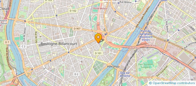 localisation de l'entreprise QLIVE à BOULOGNE-BILLANCOURT