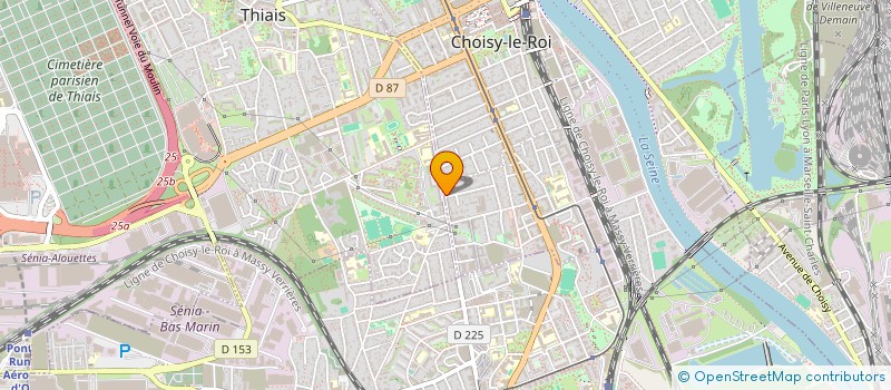 localisation de l'entreprise QLL  CHOISY-LE-ROI