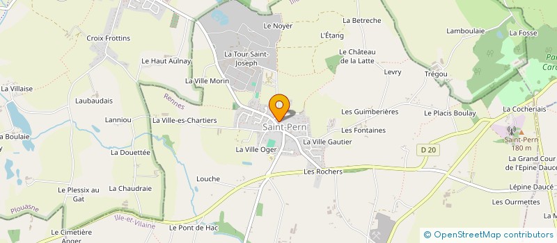 localisation de l'entreprise QLM QUE LA MIF  SAINT-PERN