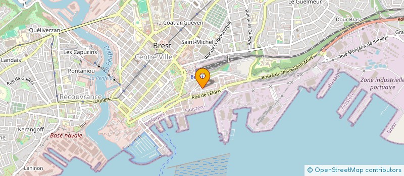 localisation de l'entreprise QLMD à BREST