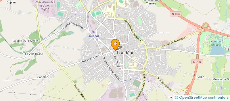 localisation de l'entreprise QLN TRAINING à LOUDEAC