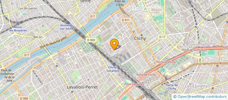localisation de l'entreprise QLP à CLICHY