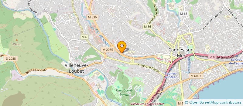 localisation de l'entreprise QLP CAGNES à CAGNES-SUR-MER