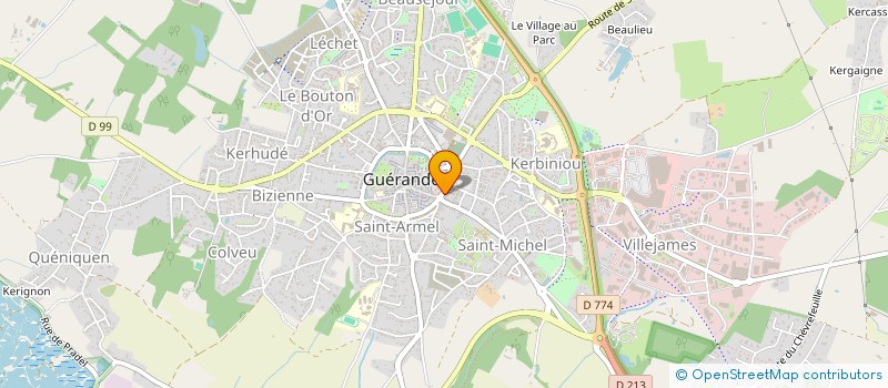 localisation de l'entreprise QLRR  GUERANDE