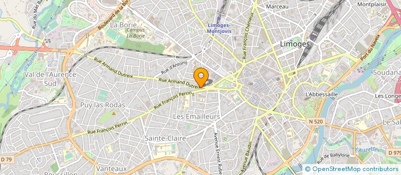 localisation de l'entreprise QLS SERRURERIE MULTISERVICES à LIMOGES