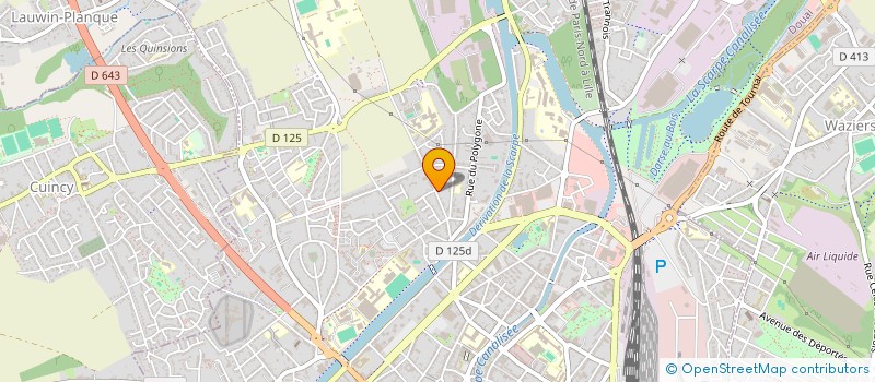 localisation de l'entreprise QLV2R à DOUAI