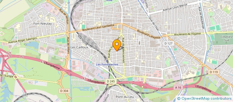 localisation de l'entreprise QM  CALAIS