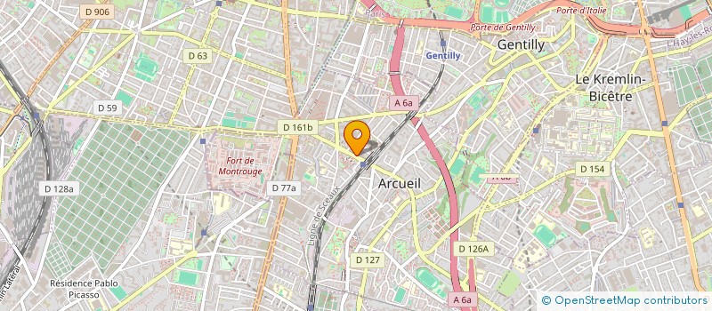 localisation de l'entreprise QM FINANCE CONSULTING à ARCUEIL