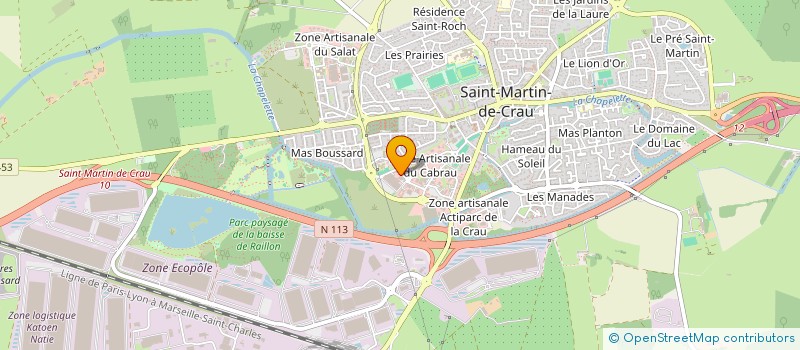 localisation de l'entreprise QM GROUP à SAINT-MARTIN-DE-CRAU