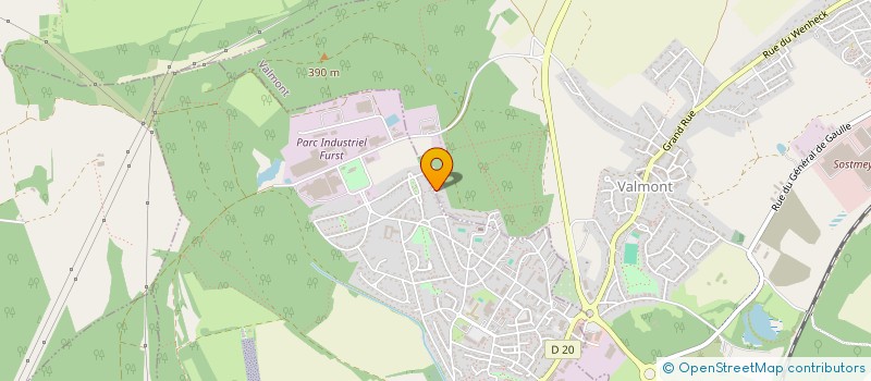 localisation de l'entreprise QM LAUER  FOLSCHVILLER