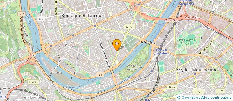 localisation de l'entreprise QM PATRIMOINE à BOULOGNE-BILLANCOURT