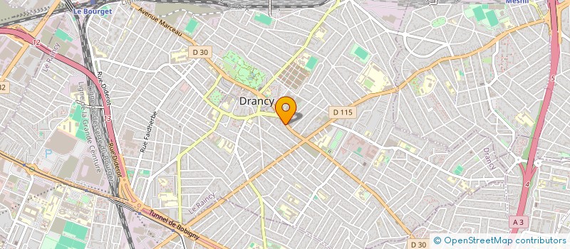 localisation de l'entreprise QMA1 à DRANCY