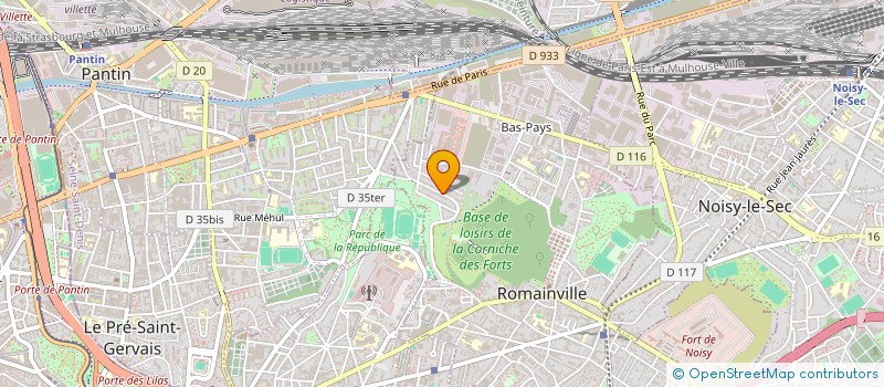localisation de l'entreprise QMD à ROMAINVILLE
