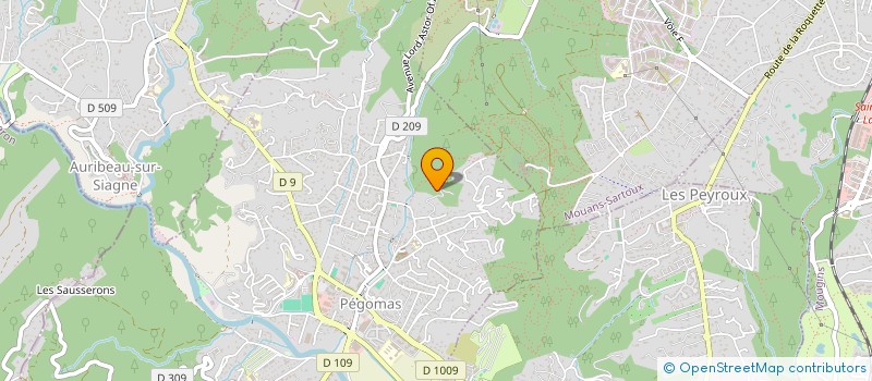 localisation de l'entreprise QMER  PEGOMAS