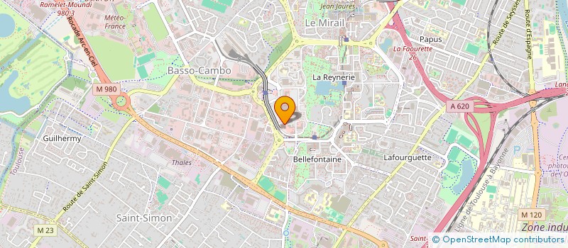 localisation de l'entreprise QMIRAIL  TOULOUSE