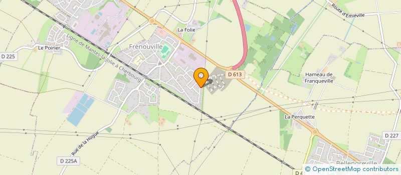 localisation de l'entreprise QMJ ADAM  FRENOUVILLE