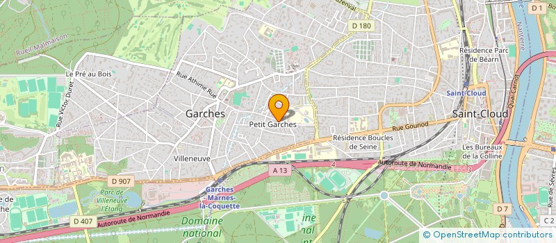 localisation de l'entreprise QMN ROHR MEZ à GARCHES