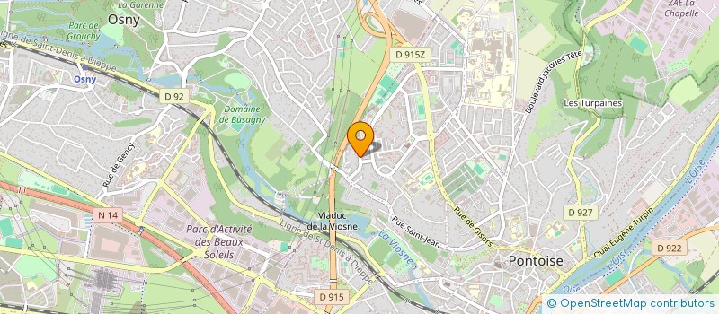 localisation de l'entreprise QMSP  PONTOISE