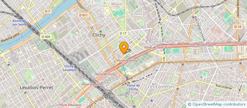 localisation de l'entreprise QMTA à CLICHY